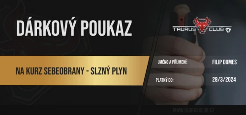 Kurz sebeobrany slzný plyn