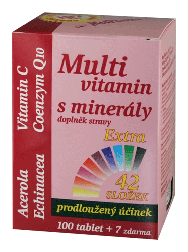 Medpharma Multivitamin - minerál 42 složek 107 tablet