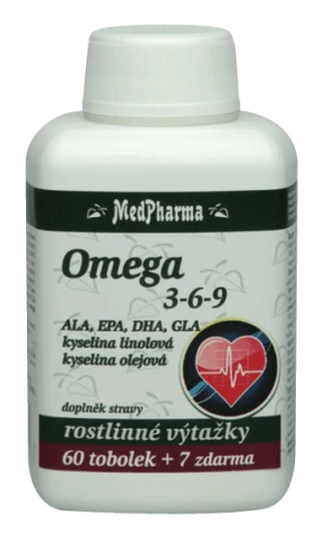 MedPharma Omega 3-6-9 mastné kyseliny 67 tobolek