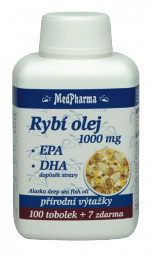 MedPharma Rybí olej 107 kapslí