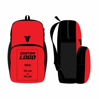 Fighter batoh M - vlastní potisk červená