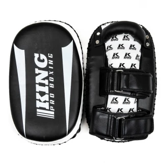 King Pro Boxing boxerské lapy - černá/bílá, KPB/REVO KP 25cm x 18 cm