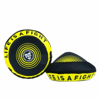 Fighter kulatá lapa Pro Small - černá/neon, FSMPR-001-NB Small
