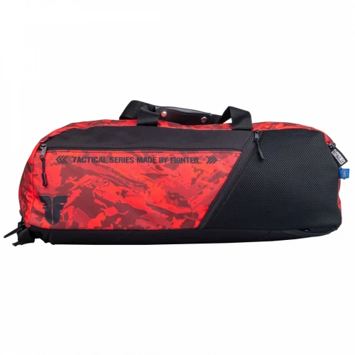 Sportovní taška Fighter - bush/camo/red, FTS-14-BCM-RD L