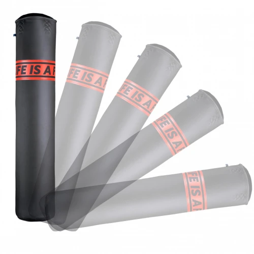 Fighter boxerský pytel GROUND & POUND - 150cm - černá/červená 150cm