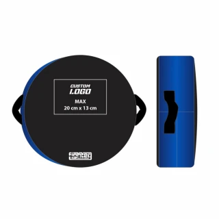 Kulatá lapa Fighter - vlastní potisk modrá