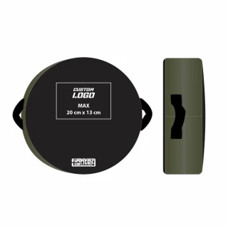 Kulatá lapa Fighter - vlastní potisk khaki