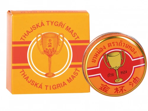 Tygří mast Golden Cup 4g - tradiční hřejivý balzám