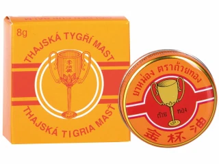 Tygří mast Golden Cup 8g - tradiční hřejivý balzám