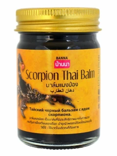 Banna scorpion Thai balm 50g – bylinný masážní balzám