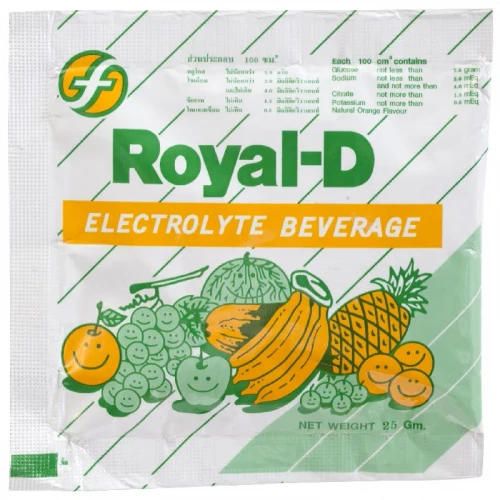Royal-D electrolyte beverage 25g - práškový nápoj s elektrolyty