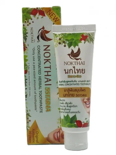 Nok Thai 5star 4A 100g – suchá bylinná zubní pasta