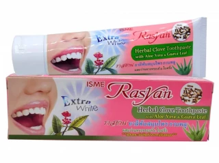 Rasyan Herbal Clove Extra white 100g - bělící zubní pasta