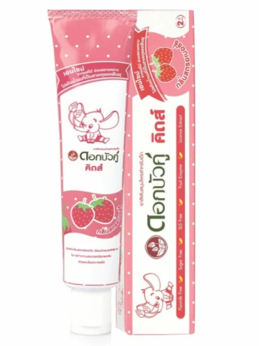 Dok Bua Ku kids strawberry 35g – dětská zubní pasta