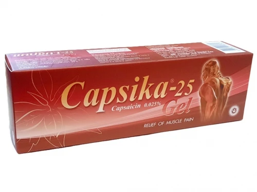 Capsika-25 gel 100g - hřejivý gel s obsahem kapsaicinu
