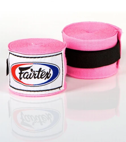 FAIRTEX Boxerské bandáže HW2 4,5m - růžové