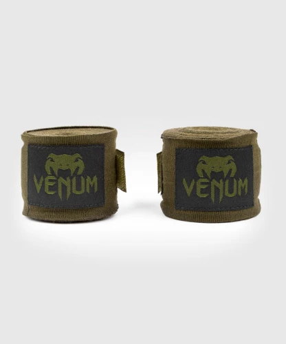 Boxerské bandáže značky VENUM KONTACT - 2,5 m Khaki/Black