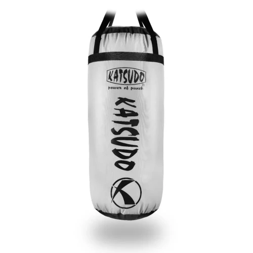 Boxovací pytel KATSUDO PRO BOXING 110x50 cm - šedivý