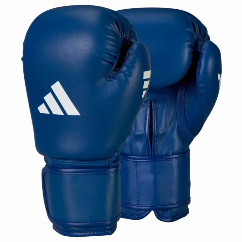 Boxerské rukavice Adidas IBA modré - kůže