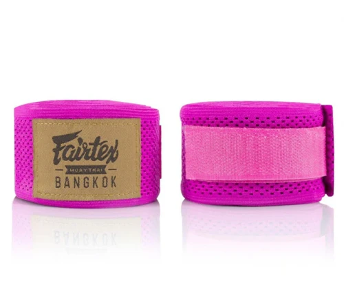 FAIRTEX Boxerské bandáže Elastic - růžové