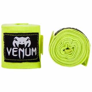 Boxerské bandáže značky VENUM KONTACT - 4,5 m - neo žluté