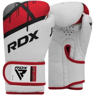 RDX Dětské Boxerské rukavice J7 6oz - bílo/červené