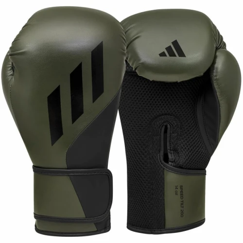 Boxerské rukavice Adidas Speed Tilt 200 - zeleno/černé