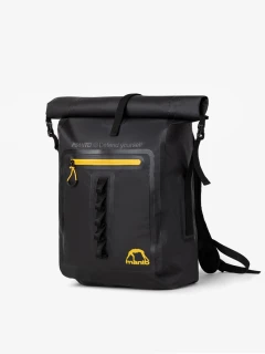 Batoh MANTO NEW YORK reflective - černo/žlutý