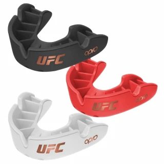 Chránič zubů Opro Bronze UFC senior - červeno/bronzový