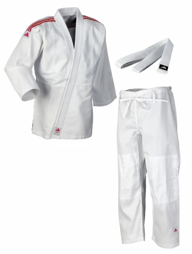Kimono na Judo Adidas Gi Club J350E - bílo/červené
