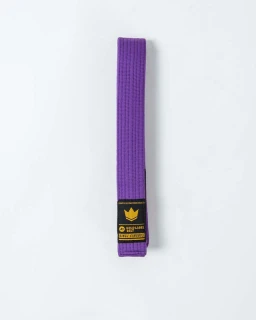 Pásek KINGZ Gold Label V2 Jiu Jitsu - fialový
