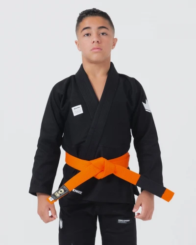 KINGZ Dětské Kimono Kore V2 Jiu Jitsu Gi - černé