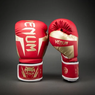Boxerské rukavice VENUM ELITE - červeno/zlaté