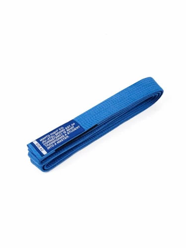 Pásek Manto BJJ MOTTO - modrý