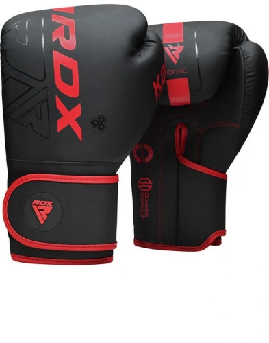 RDX Boxerské rukavice F6 Kara - černo/červené