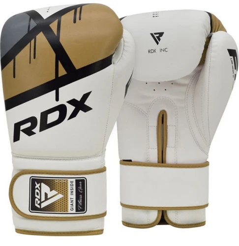 RDX Dětské Boxerské rukavice F7 Ego - bílo/zlaté