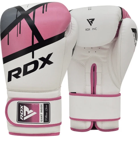 RDX Dětské Boxerské rukavice F7 Ego - bílo/růžové
