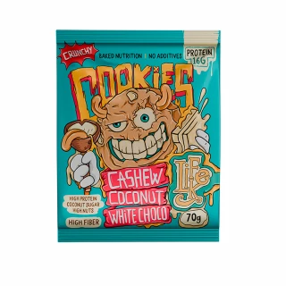 LifeLike Cookies Crunchy cashew coconut white choco 70 g