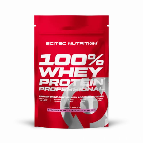 Scitec Nutrition 100% WP Professional 1000 g strawberry…