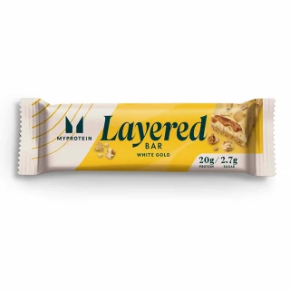 MyProtein Layered Protein Bar 60 g white gold