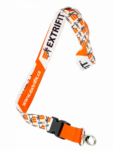 Extrifit Key ring orange/white Extrifit