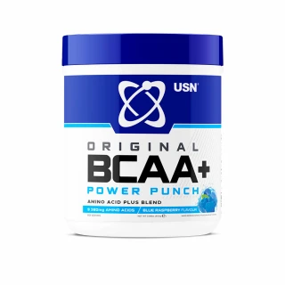 USN BCAA Power Punch 400 g modrá malina