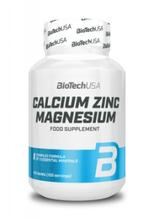 BioTech Calcium Zinc Magnesium 100 tbl