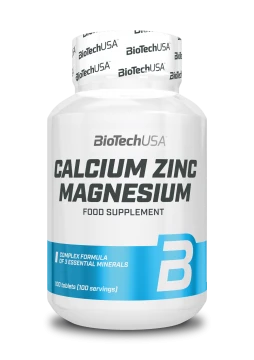 BioTech Calcium Zinc Magnesium 100 tbl