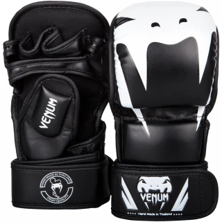 MMA rukavice Venum Impact - černá/bílé logo Velikost: L/XL