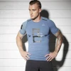 REEBOK Kompresní triko COMBAT - modrý