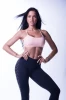 Mini Top Nebbia \"Ns\" fitness bra 647 - Salmon