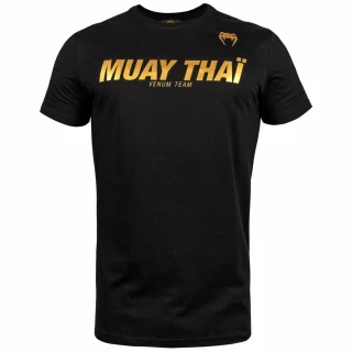 Pánské tričko VENUM MUAY THAI VT - černo/žluté