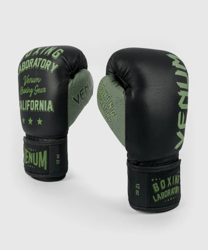 Boxerské rukavice VENUM Boxing Laboratory - black/khaki