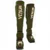 Chrániče holení s nártem VENUM \"Kontact EVO\" - Khaki/Gold